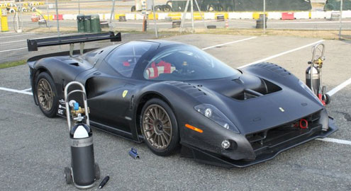 Трековый суперкар на базе Ferrari F430 приступил к тестам