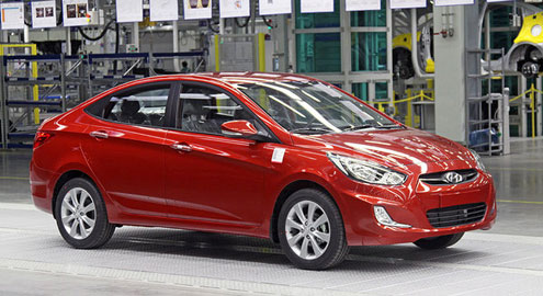 В России началось производство бюджетного седана Hyundai