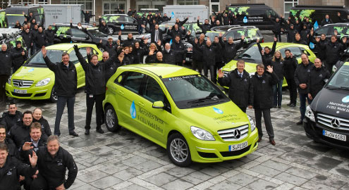 Mercedes отправил водородные автомобили вокруг света