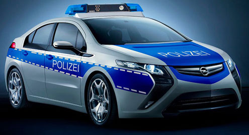 Полицейские будут ездить на электромобилях