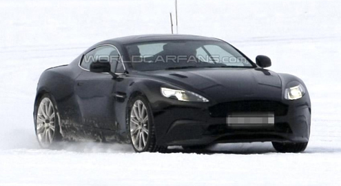 Новый Aston Martin "пойман" на тестах