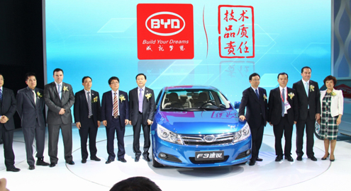 Премьера BYD Qin и BYD F3 Plus на автосалоне в Пекине