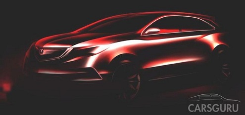 Acura опубликовала первое изображение новой MDX