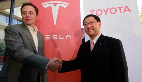 Toyota и Tesla Motors будут работать вместе